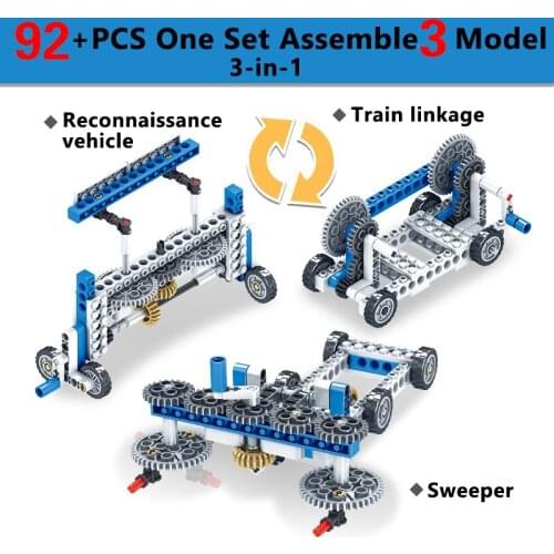 3 in 1 Technic Brick Compatible Major Brand Toys Island Building Block Road Track Classic Collections