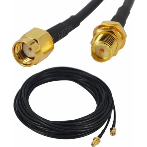 Universal RP-SMA RP SMA WIFI Antenna Extension Cable Wire for Wireless Wi-Fi Router Adapter