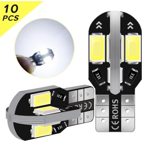 A pack W5W T10 LED Bulb 194 168 Lamp Canbus No Error LED Lights for Nissan Toyota Lexus Volvo Car Interior Light 6000K 12V