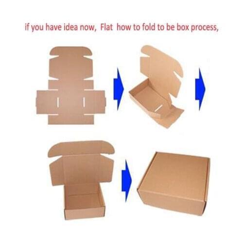 10pcs/lot Small Kraft Paper Box Brown Handmade Soap Box White Craft Paper Gift Box Black Packaging Jewelry Box Cardboard Carton