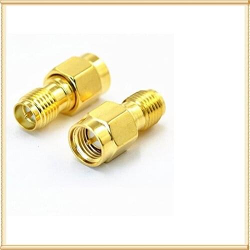 100PCs antenna adapter SMA Male to RP-SMA Female Connector Converter Adapter for Signal Booster Repeater Amplifier