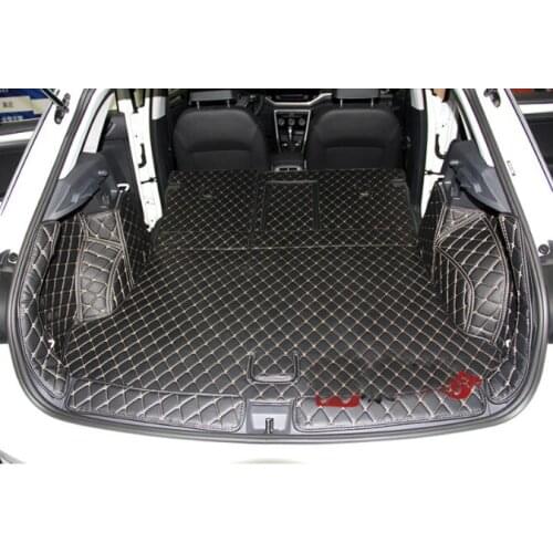 2017 Leather Car Trunk Mat Cargo Liner for Volkswagen T-roc 2017 2018 2019 2020 Rug Carpet Interior Accessories t roc