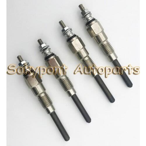 4 pcs Plug Glow forMitsubishi S4L S4L2 Engine Forklift Compact Tractor