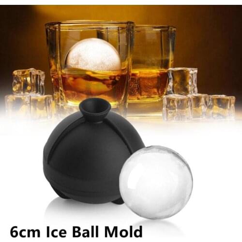 6 Cm Large Ball Ice Molds DIY Home Bar Party Cocktail Whiskey Drink Use Sphere Round Ice Ball Maker Mould Kitchen Ice Cream Tool