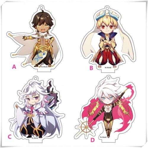 Fate Grand Order FGO Karun Arjuna Gilgamesh Acrylic keychain Strap 2-side wallet phone mobile key belt new gift hot limited