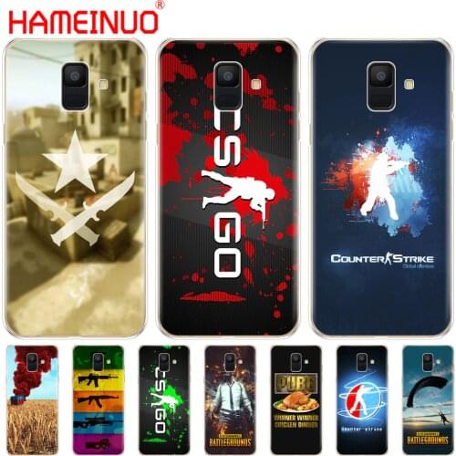 Cover phone case for Samsung Galaxy J4 J6 J8 A9 A7 2018 A6 A8 2018 PLUS j7 duo case Counter Strike CS GO and PUBG