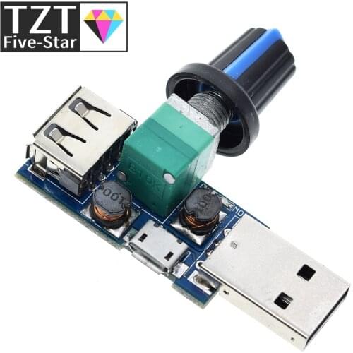 DC 4V-12V 5W XY-FS USB Fan Stepless Governor USB Fan Speed Controller Multi-Gear Auxiliary Cooling Tool