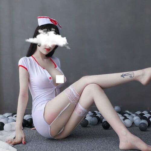 Women Sexy Lingerie Uniform ostumes Underwear Bra Sleepwear Policewoman Girl Schoolgirl Nurse Maid PerspectiveFanatic uniform