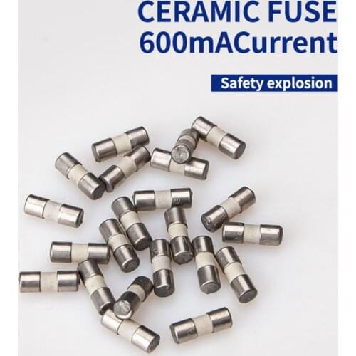 Ceramic Fuse For Multimeter Instrument 600mA 10A Ceramic British Plug Fuse