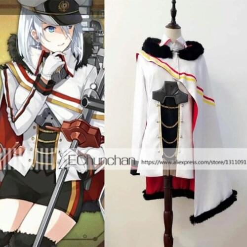 Game Azur Lane Cosplay Schlachtschiff Tirpitz cosplay costume Costume Made Any size