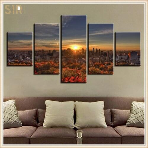 Beautiful Scenery HD Printed 5 Piece Canvas Art Scenery Painting Wall Pictures for Living Room Home Decor Anime Poster Wall Art