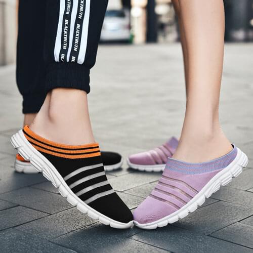 Mens Lightweight Comfortable Breathable Summer Shoes Womens Flats Unisex Outdoor Walking Casual Shoes