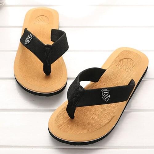 New Summer Men Flip Flops Non-slip Beach Outdoor Male Sandals Soft Light Weight Slippers Bathroom Slides Shoes Zapatos Hombre
