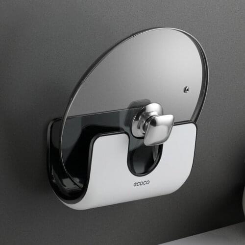 Wall Mounted Pot Lid Rack Punch-Free Kitchen Organizer Dishes/Cutting Board/Lid Hanging Holder Kitchen Accessories Convenience