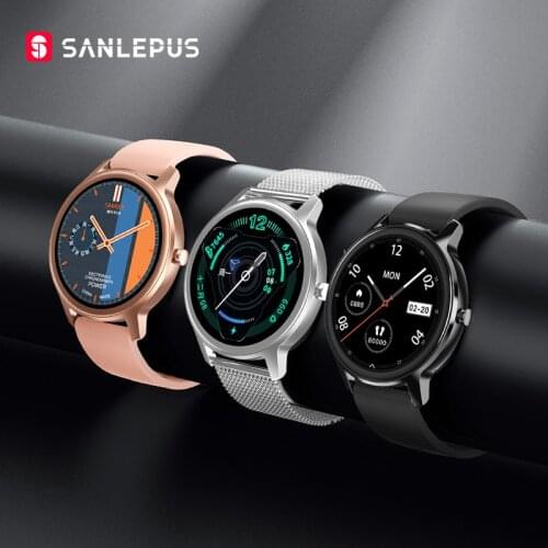 2021 NEW SANLEPUS Smart Watch Fashion Women Smartwatch Casual Men Sport Fitness Bracelet Band For Android Apple Xiaomi Honor