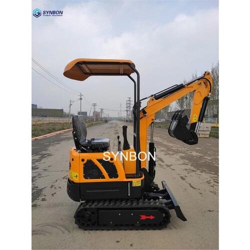 1.0Ton New Mini Crawler Excavator Small Digger Construction machine Small Earthwork Civil Engineering Machinery SYNBON