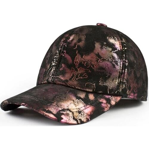 2020 Autumn Winter Women Men Genuine Sheepskin Hat Elder Warm Leather Cap Father New Year Gift Suede Beret Printing Baseball Hat