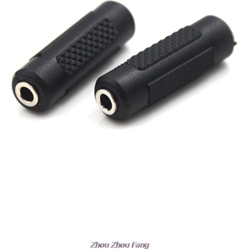 3.5 Mm Female To 3.5mm Female Jack Stereo Connector Coupler Adapter Audio Cable Extension For MP3 DVD Headphone Car
