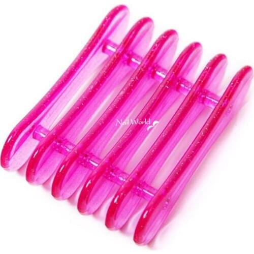 Nail Art Plastic Clear Rack Shelf Painting Brush Pen Holder Stand Display Carrier Storage Tips Salon Manicre Tools