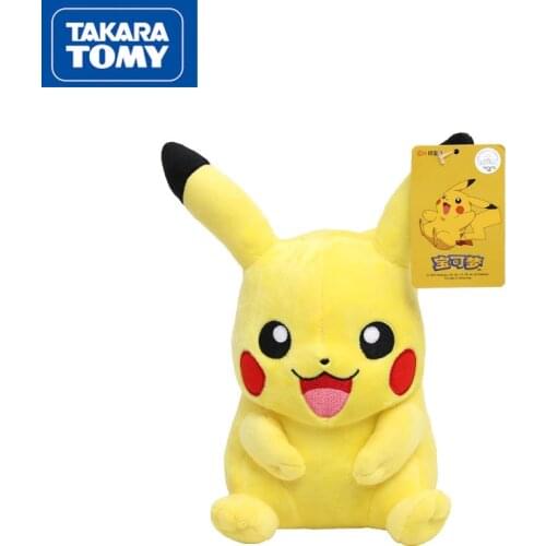 Takara Tomy Pokemon 20cm-30cm Plush Doll Toy Cute Pikachu Pokemon Doll Cartoon Plush Toy Doll Doll Doll Pillow