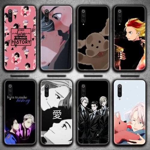 Hot Yuri On Ice Anime Phone Case for Xiaomi Mi Note 10 Lite Mi 9T Pro xiaomi 10 CC9 9SE