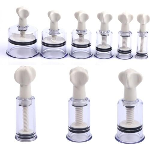 Nipple Sucker Breast Enlarger Pump Bdsm Bondage Breast Stimulator Erotic Product Pussy Clit Suction Vacuum Pump Milk Clamps