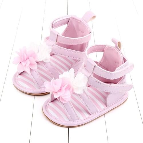 Summer Kids Sandals Baby Boys Girls Sandals Soft Non-Slip Rubber Sole Summer Flat Walking Shoes Newborn baby Sandals New