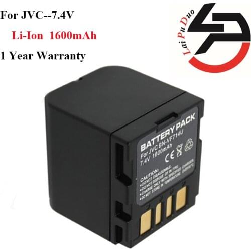 High Quality 1600mAh Brand New Replacement Battery For JVC BN-VF733 BNVF733 BN- F733 BN-VF733 BN-VF707U BN-VF714U BN-VF733U