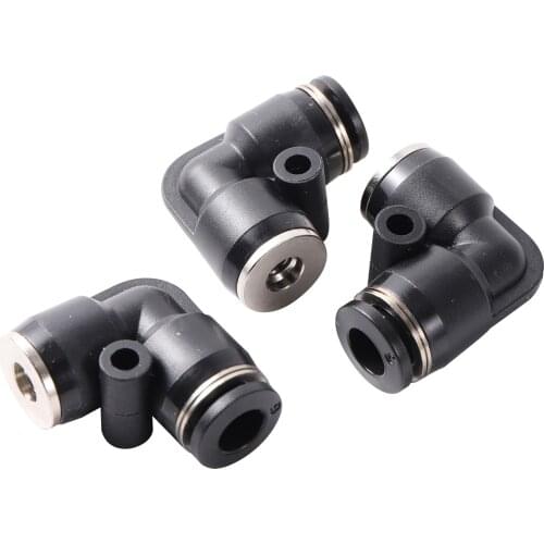 L Type 6mm Elbow Quick Access Connection Connector Atomization Irrigation Pneumatic Pipe Fittings Garden landscaping Joint 30pcs