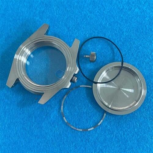 40MM Case Cover for NH35 Movement Watch Case Sapphire Glass 316L Watch Accessories