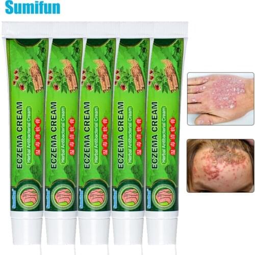 SMF 5Pcs Natural Ointment Psoriasi Eczma Cream Works Really Well For Dermatitis Psoriasis Eczema Urticaria Beriberi Skin Care