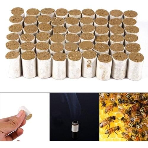 54 Pcs/Set Beekeeping Refined Bee Smoker Herbs Bee Beekeeping Bees Drive Disinfect Equipment Box In Smoke Bombs Bees U4V8