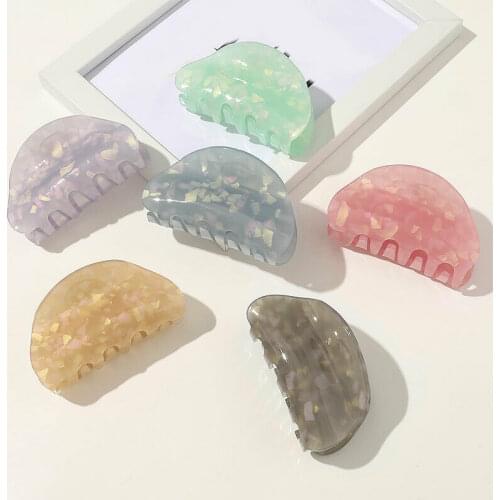 Hair Accessories Hair Clip Hair Claws Crab Acrylic Head-wear Hair Claw Hairpins