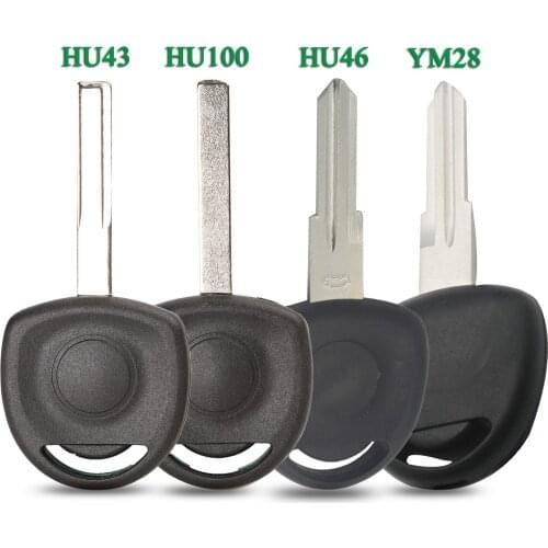 Bilchave Transponder Key Shell For Vauxhall Opel Vectra Agila Astra Combo Corsa Tigra For Chevrolet Cruze Buick With Uncut Blade