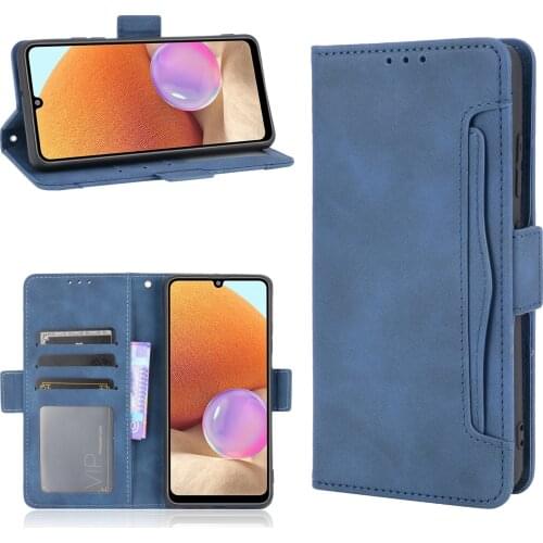 For Samsung Galaxy A32 4G Case Premium Leather Wallet Leather Flip Multi-card slot Cover For Samsung Galaxy A32 4G A325F Case