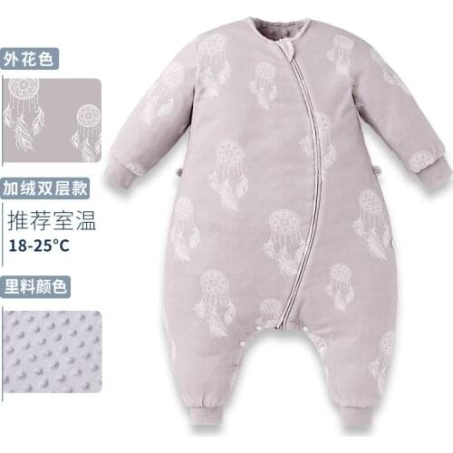 Kid Cute Baby Cotton Sleeping Bag Suit Winter With Legs Toddler Bag Sack Sleep Stuff For Newborns Saco Baby Items BK50SD