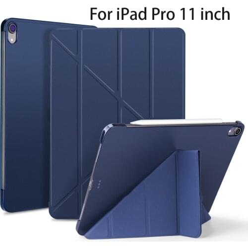 For iPad Pro 11 2020 Case 2nd For iPad Pro 11 Case 2018 1st Generation Smart Cover Transform Stand Cover Sleep Funda