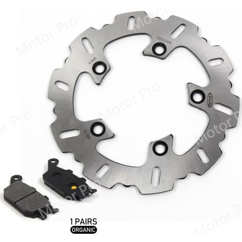 For Yamaha YZF R6 2003 - 2015 Rear Brake Disc Rotor Disk Pads YZF-R6 600 2004 2005 2006 2007 2008 2009 2010 2011 2012 2013 2014