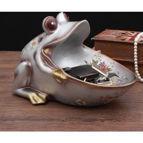 2018 NewStyle Creative lucky animal ornament candy dish sundries storage ornaments