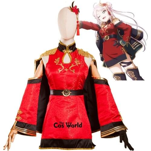 Love Live! ALL STARS Nijigasaki High School Idol Club Queendom Zhong Lanzhu Sho Ranju Outfit Anime Customize Cosplay Costumes