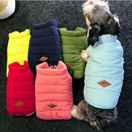 New Dog Clothes Winter Warm Chihuahua Yorkshire Fashion Pet Dog Coat winter clothes for dogs