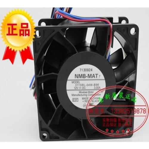 NEW NMB-MAT NMB 8038 12v 3A 8CM high air volume PWM 3115RL-04W-B96 cooling fan