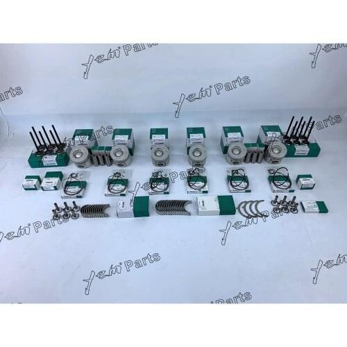 DB58 piston, piston ring assembly, large and small thrust plate, valve guide seat, suitable for Daewoo engine