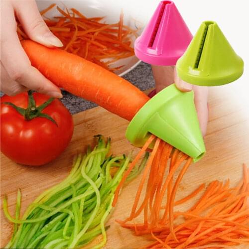 Portable Kitchen Vegetable Fruit Multi-function Spiral Shredder Peeler Manual Potato Carrot Radish Rotating Shredder Grater