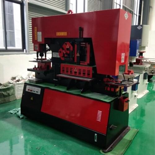 Manufacturer C Channel Steel Hole Puncher, Hydrualic Ironworker Machine for Flat Bar and Angle Steel Shearing Former