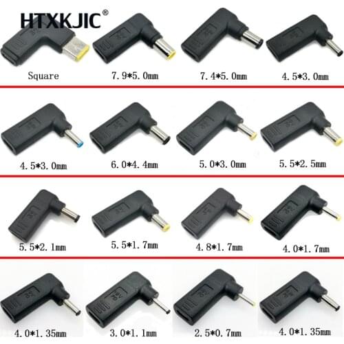 Laptop Power Adapter Connector Dc Plug USB Type C Female to Universal Male Jack Converter for Lenovo for Asus Notebook Charger