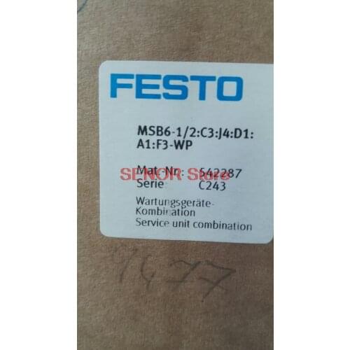 Brand new and original air source treatment component MSB6-1/2: C3J4D1A1F3-WP (542287)