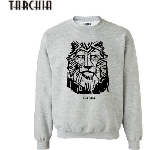 TARCHIA 2021 Lion Head Hoodies Pullover Geometric Sweatshirt Personalized Man Cotton Casual Parental Survetement Homme Boy