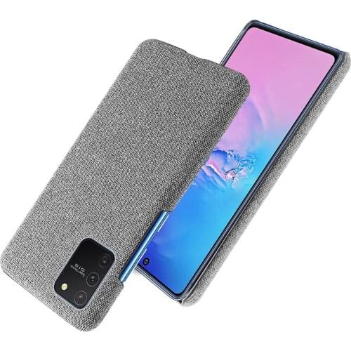 Slim Cloth Texture Cover For Samsung Galaxy S10 Lite Case S10 Plus S10E Fabric Antiskid Capa for Samsung S 10 Lite SM-G770F/DS