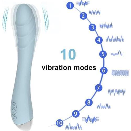 10 speed Dildo USB chrage Vibrator for Women Clitoris G Spot Stimulator Soft Silicone Vibrator Female Masturbator Adult Sex Toys